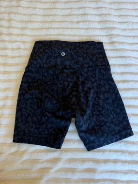 lululemon athletica Black High-Rise Biker Shorts